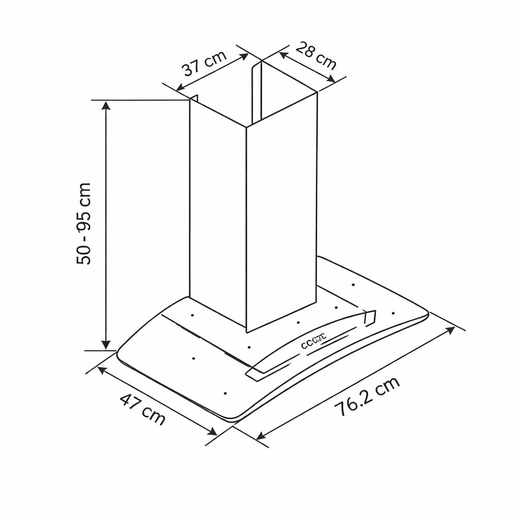 Extractor de Grasa 30" Campana Pared Manual, JD7601SG - imagen 4