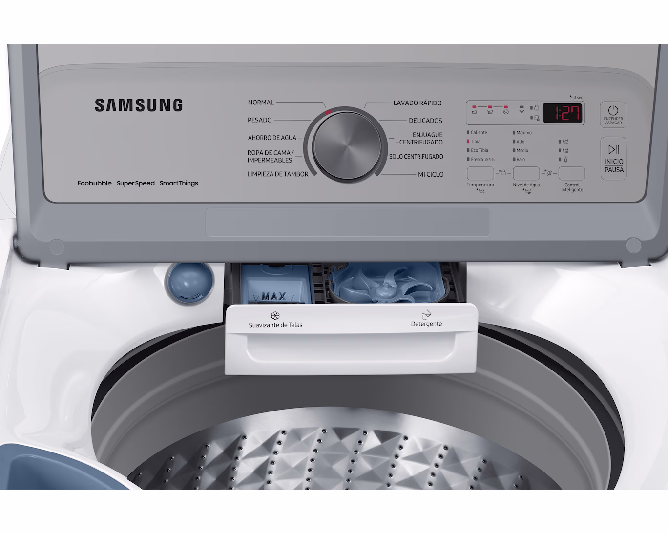 Lavadora Automática Carga Superior 23 Kg WA23C3553GW/AP Blanco - imagen 5