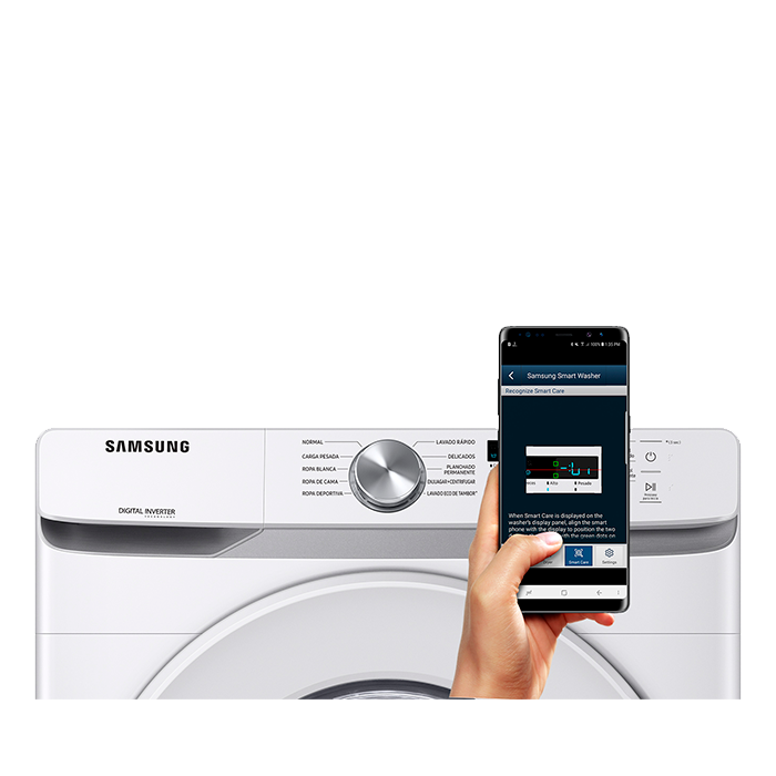 Lavadora Automática Carga Frontal 20 Kg WF20T6000AW/AP Blanco - imagen 5