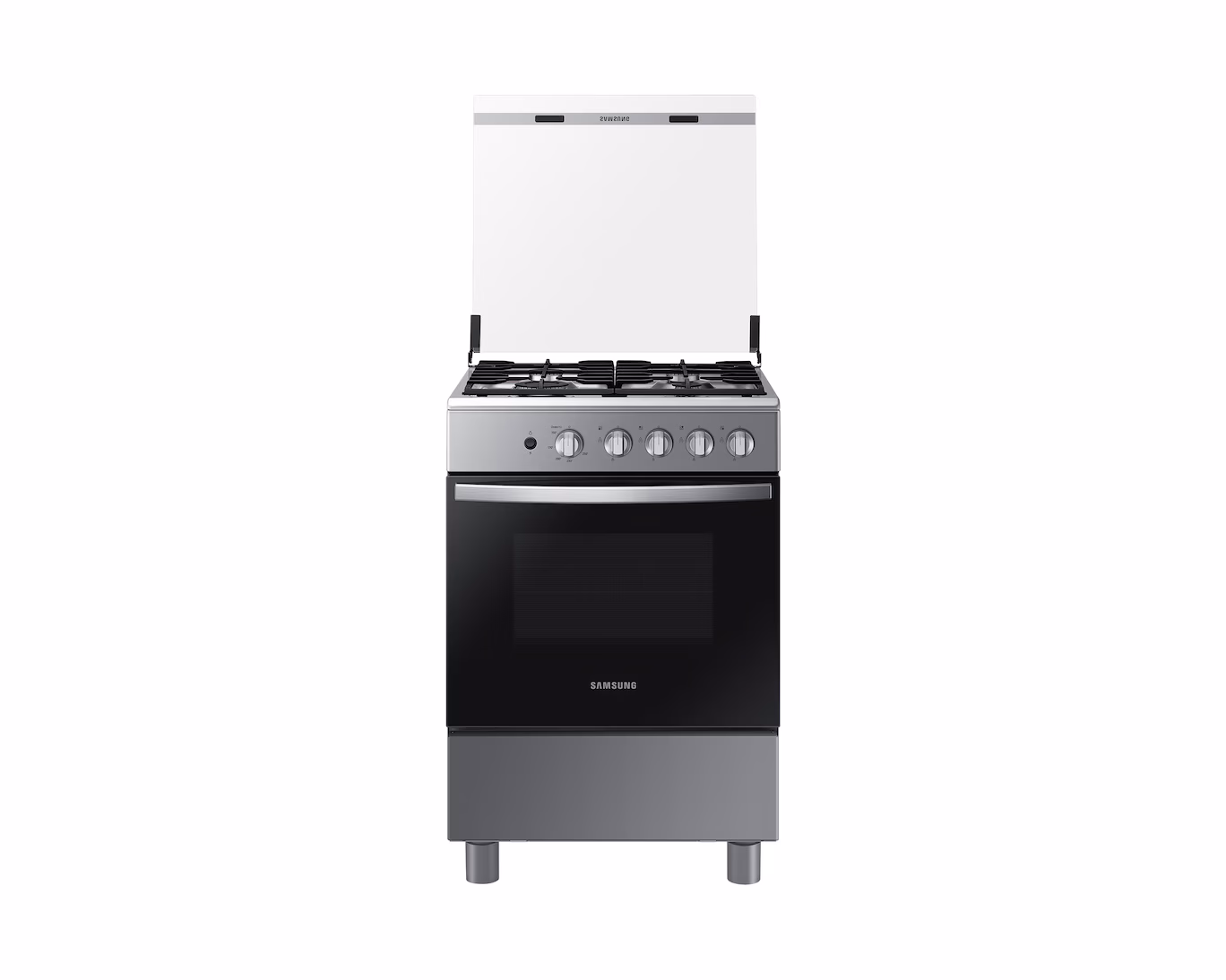 Estufa a Gas 24" 4 Quemadores con Termostato NX24BG45411VAP Silver