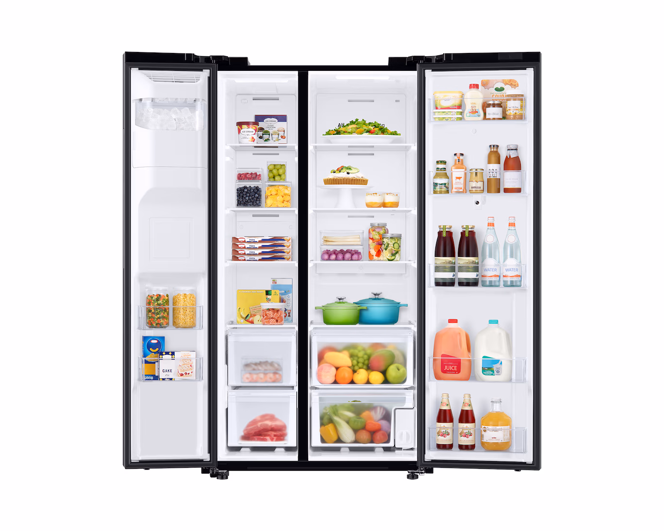 Refrigeradora Samsung Side By Side  27.5 Pies S27T5561B1/AP Negra - imagen 8