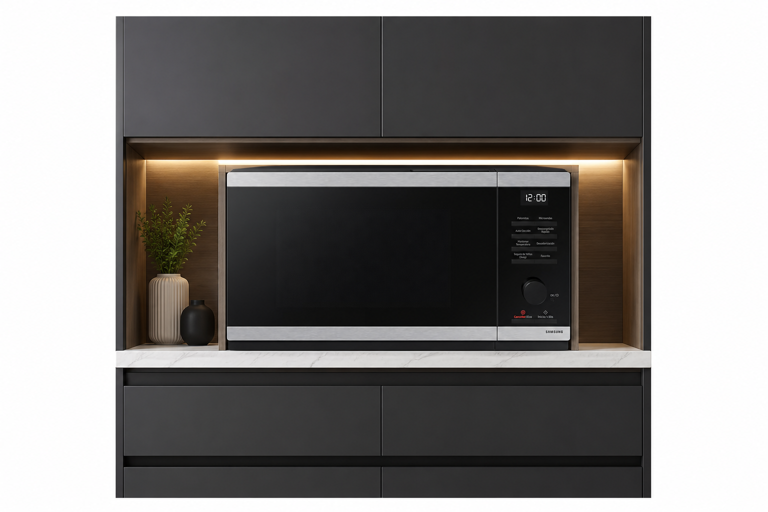 Horno Microondas  0.8 MS23DG4504ATAP  Silver/Black 