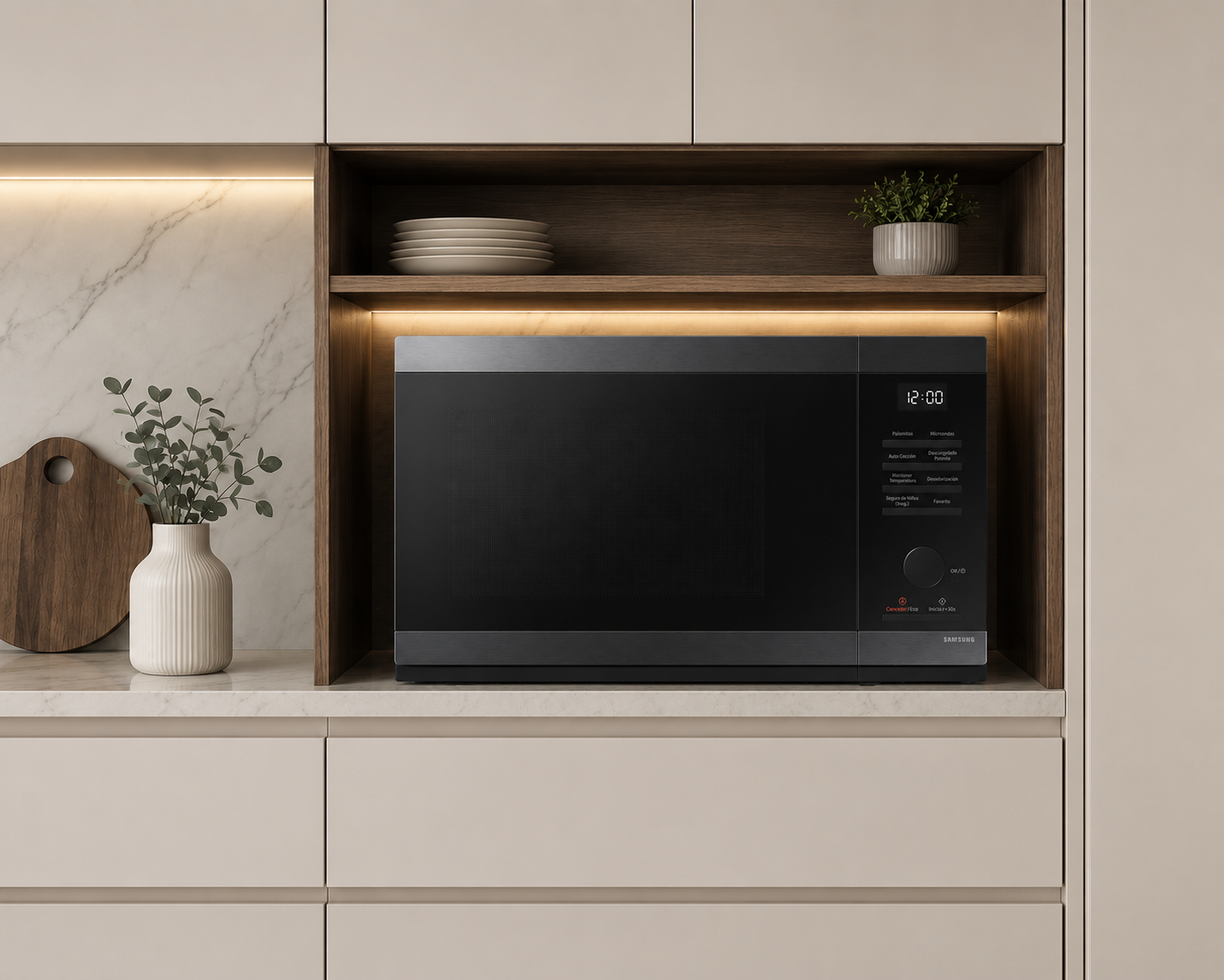 Horno Microondas 1.1 Pies MS32DG4504AGAX Negro