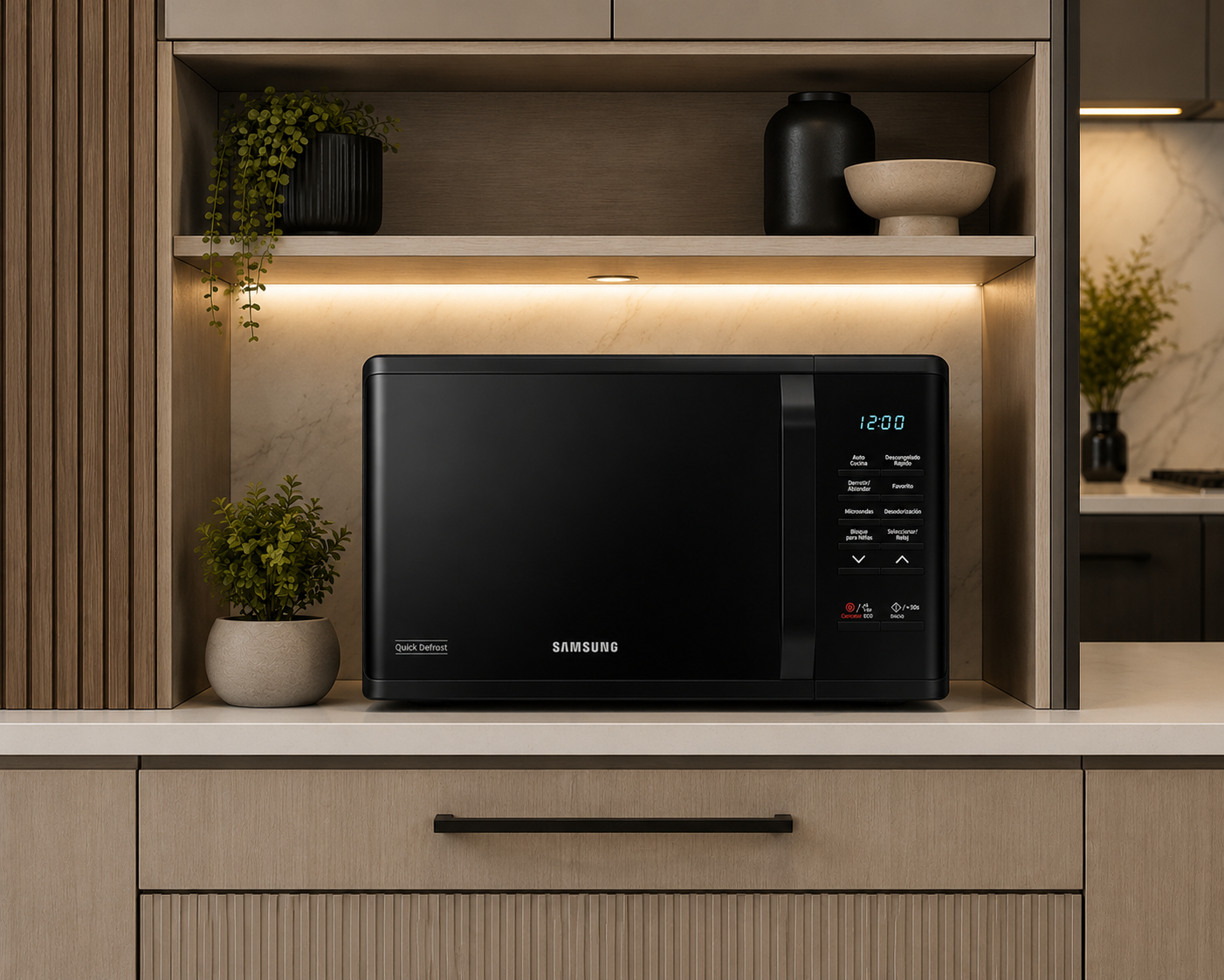Horno Microondas 0.8 Pies MS23K3513AK/AP Negro