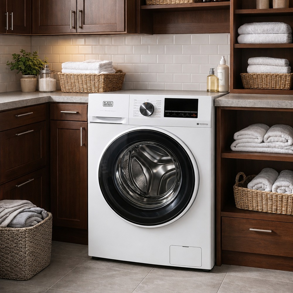 Lavasecadora Black+Decker Carga Frontal 12kg BXWDBH15FL Blanco