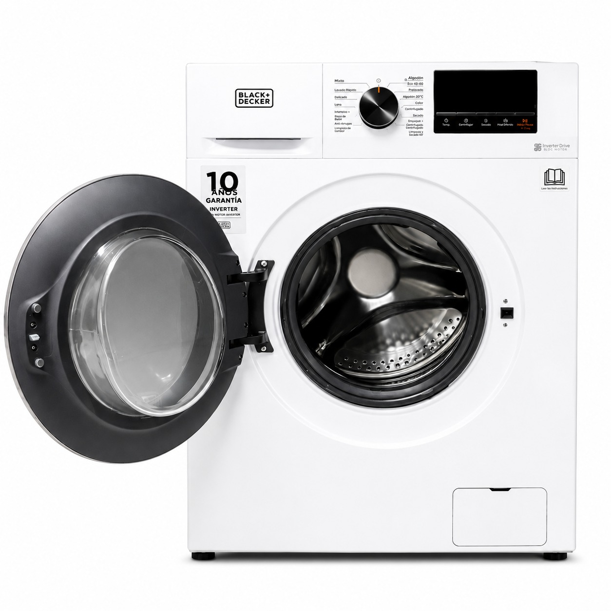 Lavasecadora Black+Decker Carga Frontal 12kg BXWDBH15FL Blanco - imagen 2